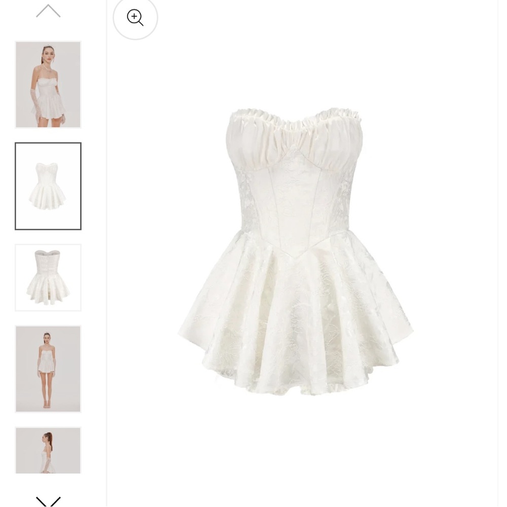 Nana Jacqueline Airina Dress in white